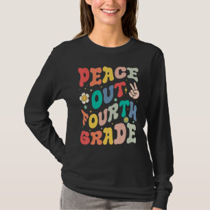 T-shirt Bonne chance 4e année Design funky Bonne dernière