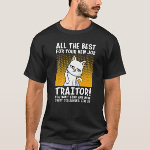 T-shirt Bonne Chance Nouveau Poste Collègue Changement de