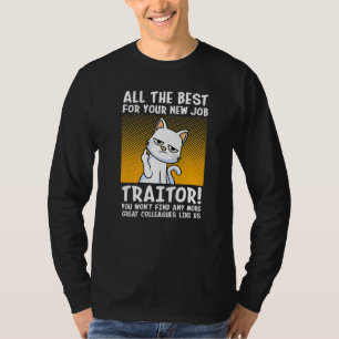 T-shirt Bonne Chance Nouveau Poste Collègue Changement de 