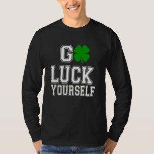 T-shirt Bonne chance vous vert C Saint Patrick's Day