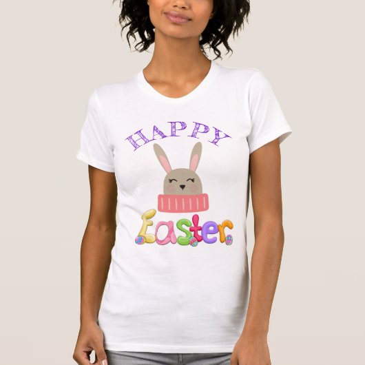 T-shirt Bonne conception lapin de Pâques (Devant)