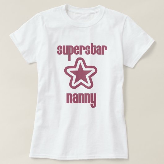 T-shirt Bonne d'enfants de superstar (Design devant)