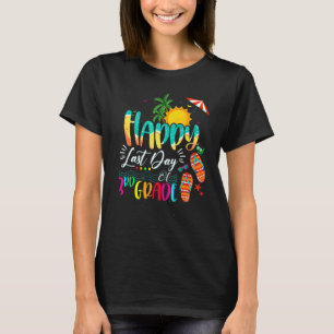 T-shirt Bonne Dernière journée de l'école 3e année Été étu