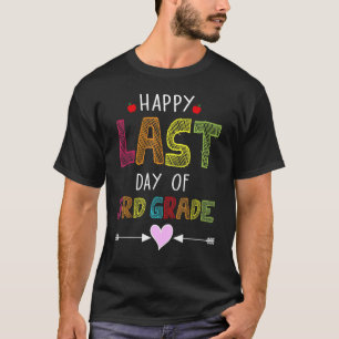 T-shirt Bonne Dernière journée de l'école 3e année Été étu
