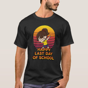 T-shirt Bonne Dernière Journée De L'École Dabbing Student 
