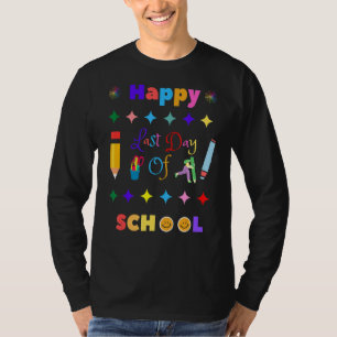 T-shirt Bonne Dernière Journée De L'École Fun Fin D'Année