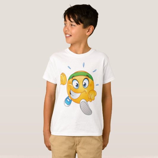 T-shirt Bonne exécution Emoji (Devant entier)