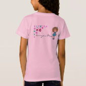 T-Shirt BONNE FEMME FEMME rose (Dos)