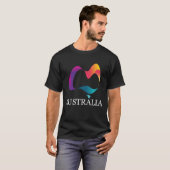 T-shirt Bonne fête australienne (Devant entier)