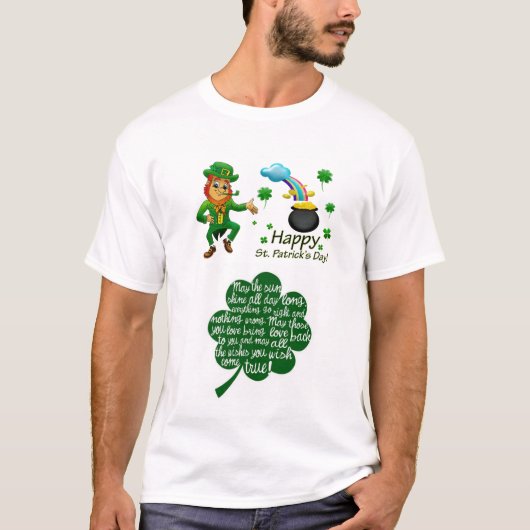T-Shirt Bonne Fête de la Saint-Patrick (Devant)