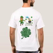 T-Shirt Bonne Fête de la Saint-Patrick (Dos)