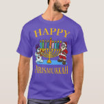 T-shirt Bonne fête de Noël à Chrismukkah Hanoukka<br><div class="desc">Bonne fête de Noël à Chrismukkah Hanoukka.</div>