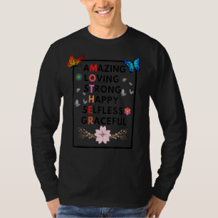 T-shirt Bonne fête des mères 2022 pour les mères maman gra