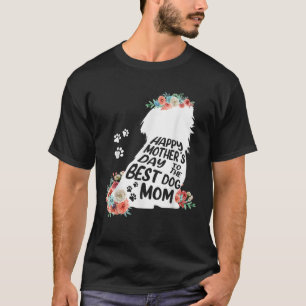 T-shirt Bonne fête des mères au meilleur chih Tzu Maman Ch