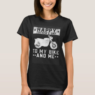 T-shirt Bonne fête des pères à ma moto et moi Moto B