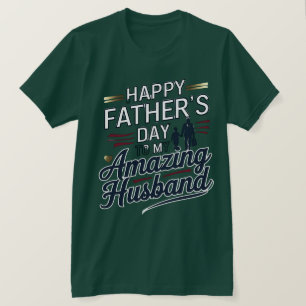 T-shirt Bonne Fête des pères à mon mari Extraordinaire - É