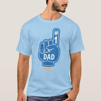 T-shirt Bonne Fête des pères Cool Retro Blue Best Papa
