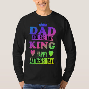 T-shirt Bonne Fête des pères Papa Tu Es Le Roi