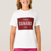 T-shirt Bonne fête du Canada (Devant)