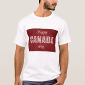 T-shirt Bonne fête du Canada (Devant)