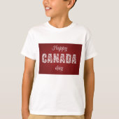 T-shirt Bonne fête du Canada (Devant)