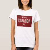 T-shirt Bonne fête du Canada (Devant)