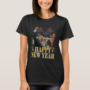 T-shirt Bonne fête du Nouvel An 2025 Trump 2024 Prenez l'A