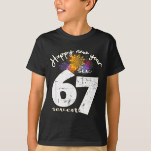 T-shirt Bonne fête du Nouvel An 2026 67 Six Sept Mème