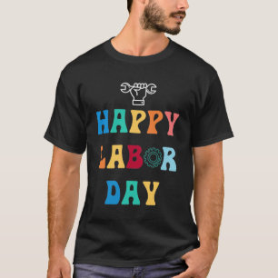 T-shirt Bonne Fête Du Travail Pour Hommes Femmes Enfants