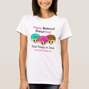 T-shirt Bonne fête nationale des beignes