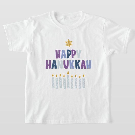T-shirt Bonne Hanoukka (Poser)