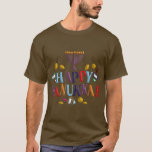 T-shirt Bonne Hanoukka<br><div class="desc">Customisez-le avec votre propre design,  ou l'un des nôtres.</div>