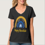 T-shirt Bonne Hanoukka 2021 Menorah juive Hanoukka Rainbo<br><div class="desc">Joyeux Hanoukka 2021 Menorah juive Hanoukka Rainbow Design</div>