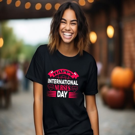 T-shirt Bonne Journée internationale des infirmières