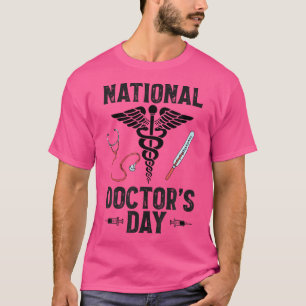 T-shirt Bonne Journée Nationale Du Docteur Chemise Drôle P