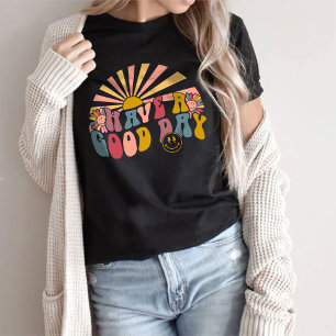 T-shirt Bonne journée - Unisex Tee - noir ou gris