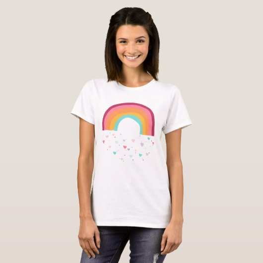 T-shirt Bonne magie arc-en-ciel (Devant entier)