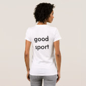 T-shirt Bonne maman, bon sport (Dos entier)