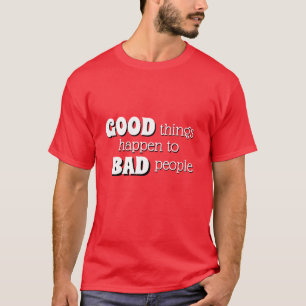 T-SHIRT BONNE NOUVELLE DE BONNES CHOSES ARRIVENT AUX MAUVA