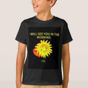 T-shirt Bonne nuit Sun Boys Black Basic T Shirt