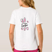 T-shirt Bonne Pâques (rose) (Dos)