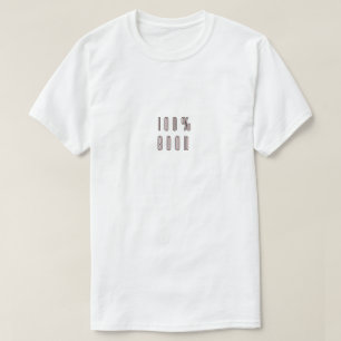 T-shirt Bonne pièce en t de 100%