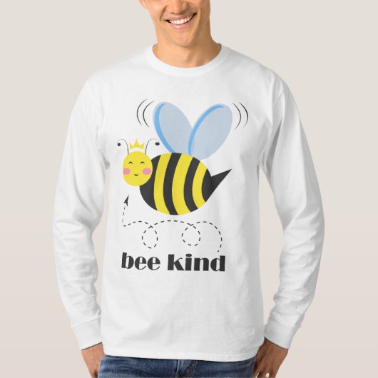 T-shirt Bonne princesse d'abeille avec couronne et slogan (Devant)