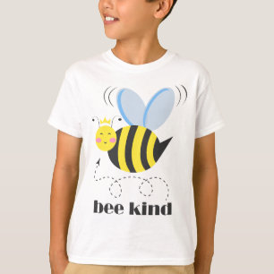 T-shirt Bonne princesse d'abeille avec couronne et slogan 