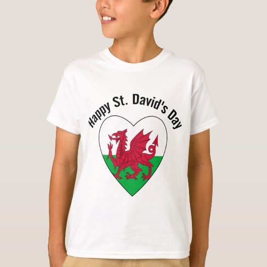 T-shirt Bonne Saint-David's Day (Devant)