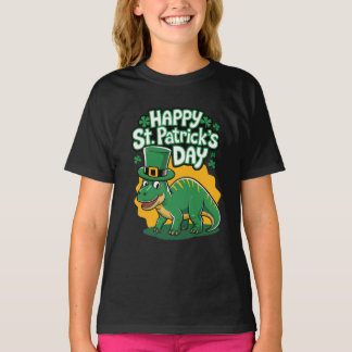 T-shirt Bonne Saint Patrick avec dino