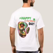 T-shirt Bonne Saint Patrick ! - Green Glow Dance Party (Dos)