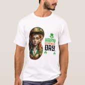 T-shirt Bonne Saint Patrick ! - Style irlandais (Devant)