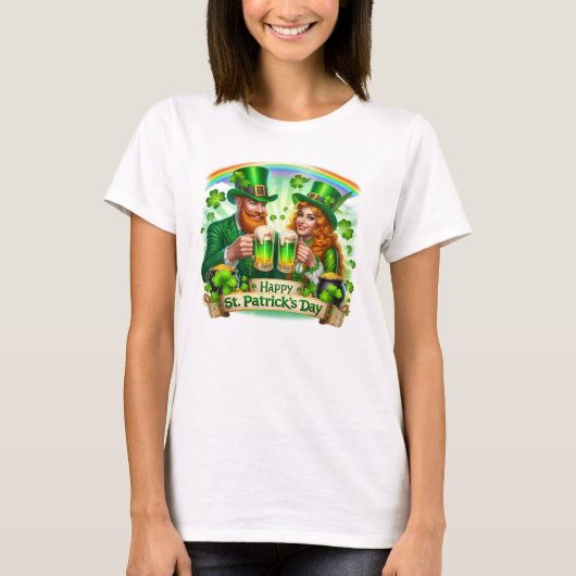 T-shirt Bonne Saint Patrick's Day (Devant)