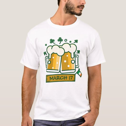 T-shirt Bonne Saint Patrick's Day (Devant)